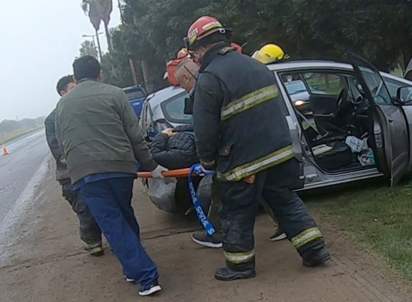 Heridos de variada consideración en un accidente múltiple en ruta 19 en Arroyito