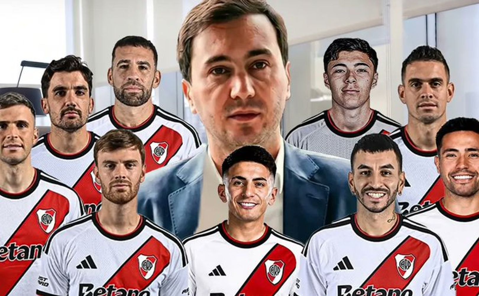River y su plantel "Millonario"