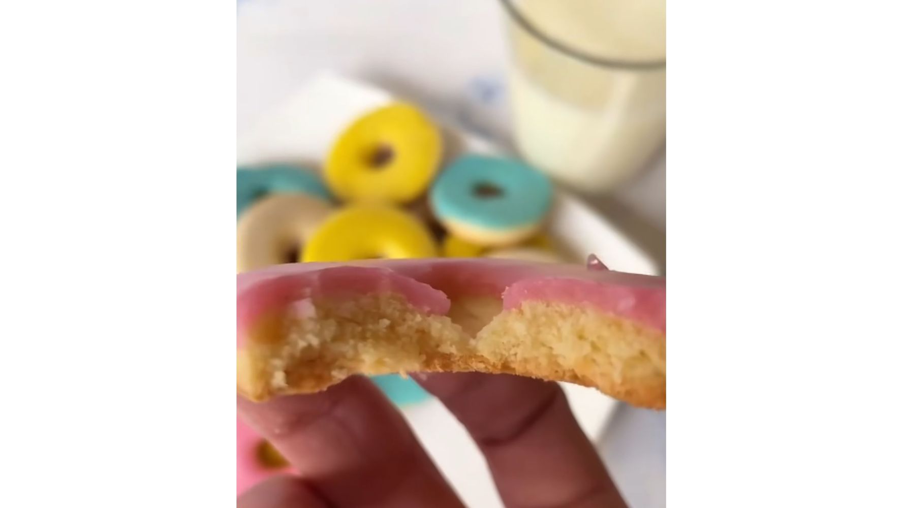 Así quedan las galletitas caseras.