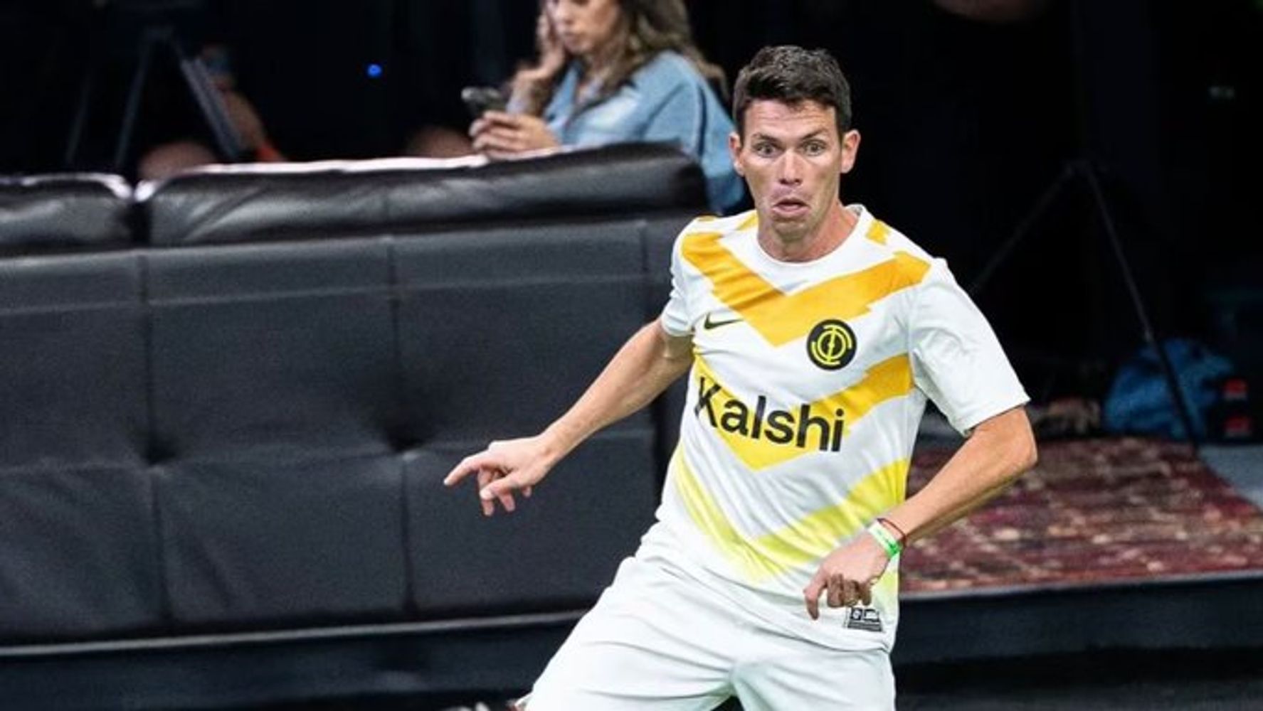 Matías Pourrain, futbolista argentino detenido en Miami.