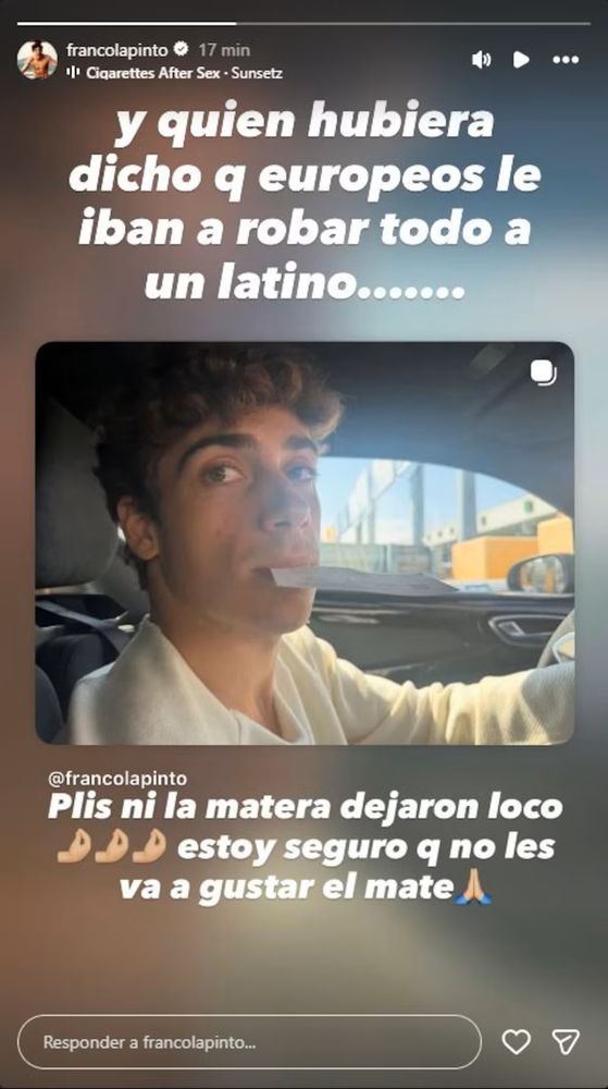 Robo a Franco Colapinto