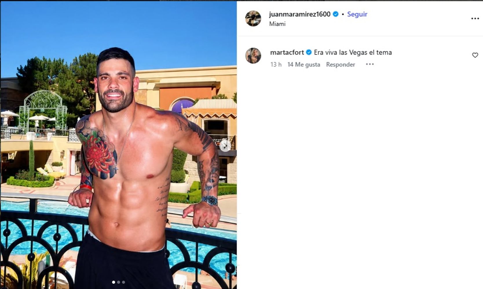 Marta Fort está conociendo a un joven uruguayo