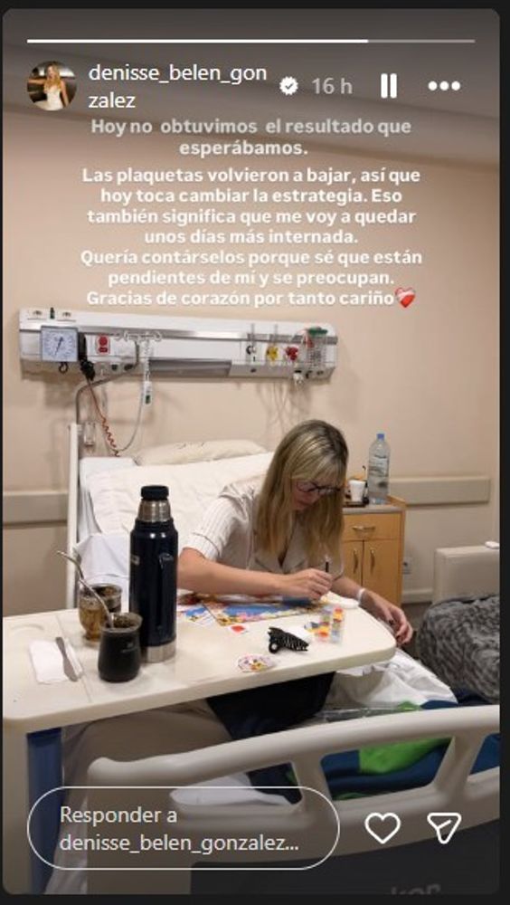 Denisse González habló de su salud
