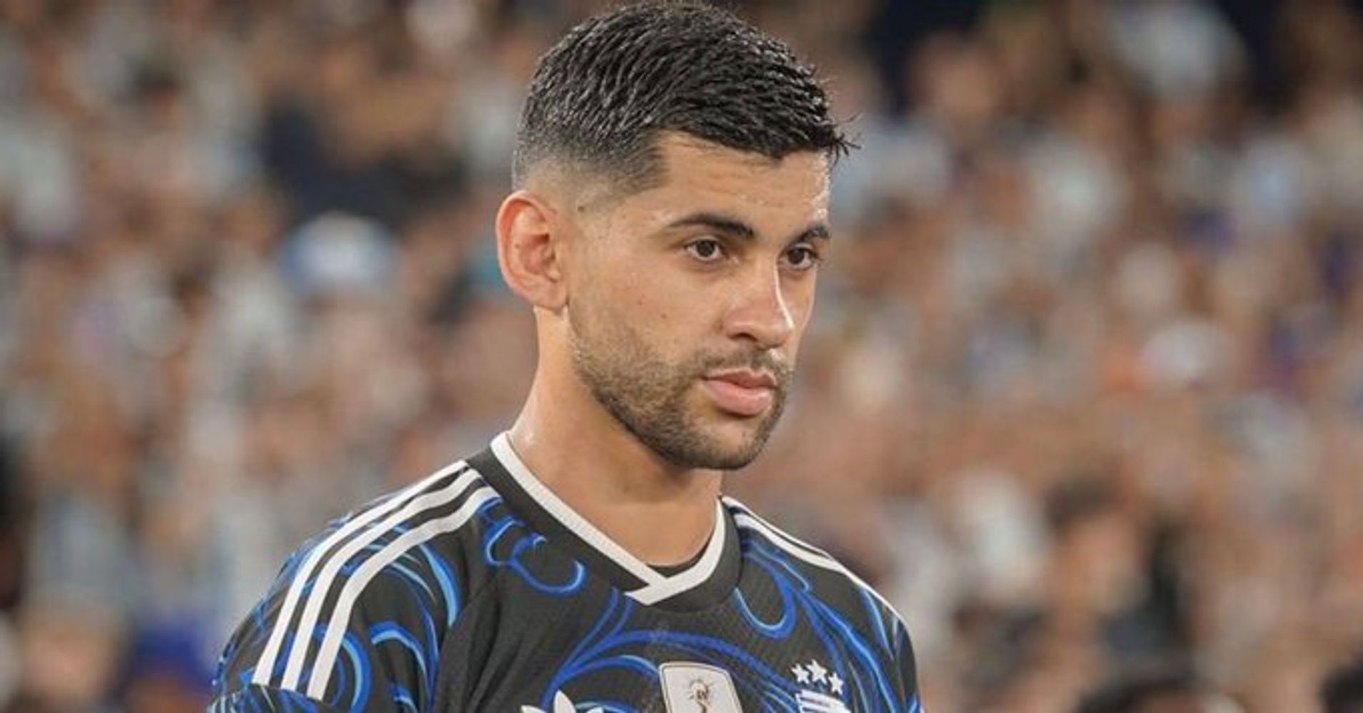 El "Cuti" Romero y su próximo club, el Atlético Madrid.