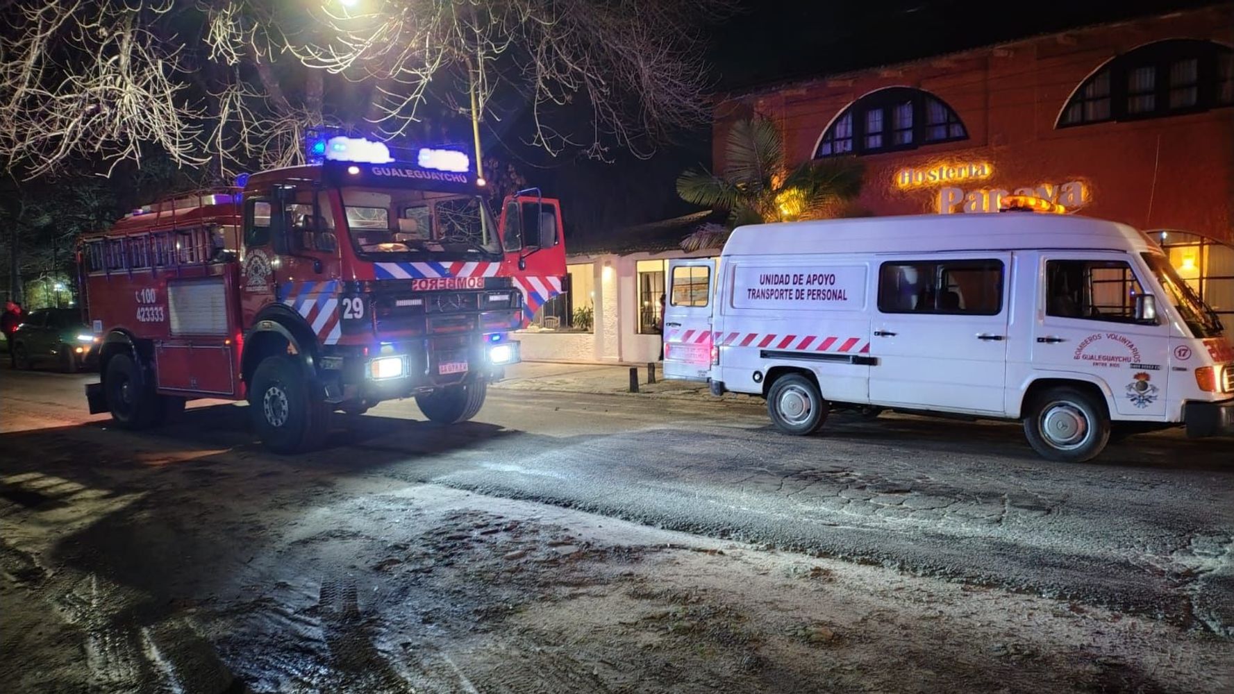 Incendio de embarcación.