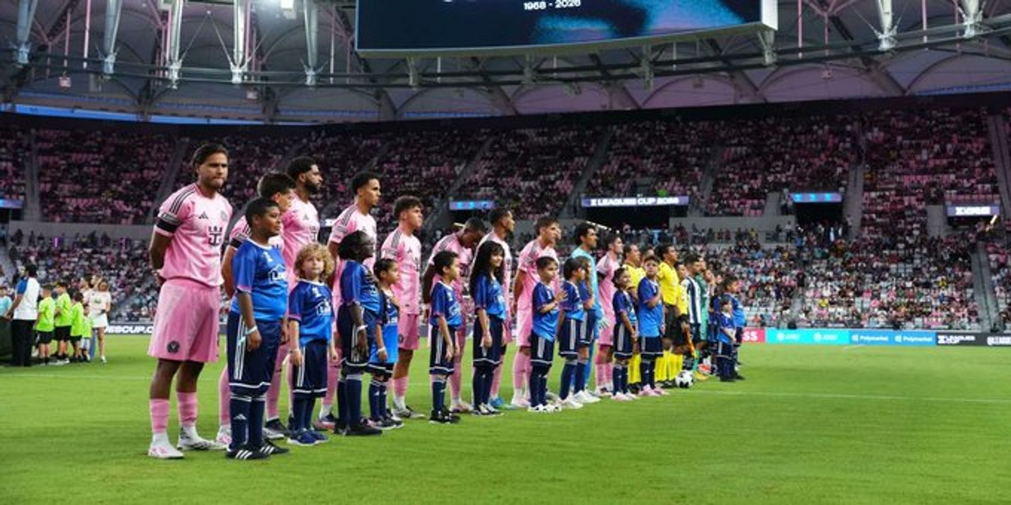 Inter Miami y su homenaje a Lionel Messi.