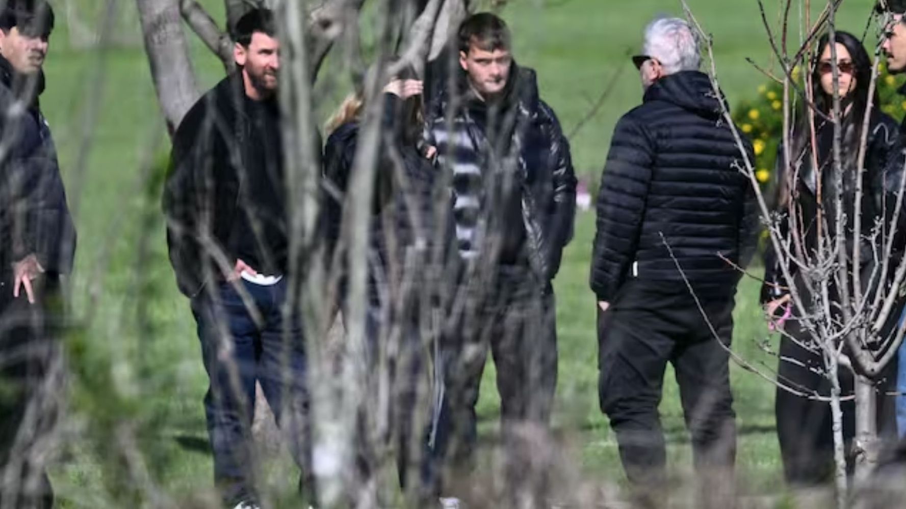 Messi despidió a su papá.