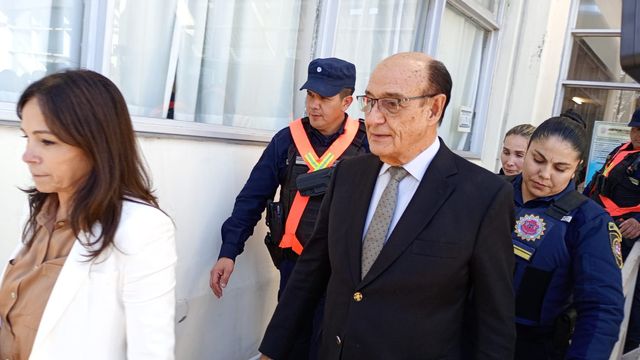 Oscar González en el sexto día del juicio por la tragedia en Altas Cumbres. 