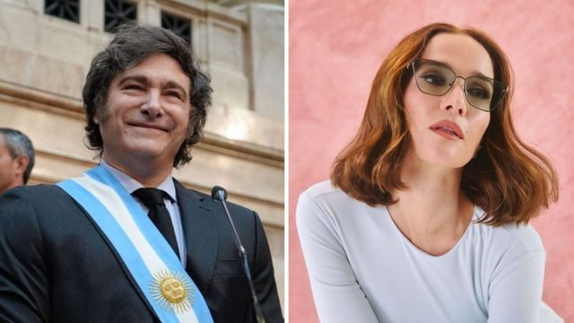Javier Milei y Natalia Oreiro