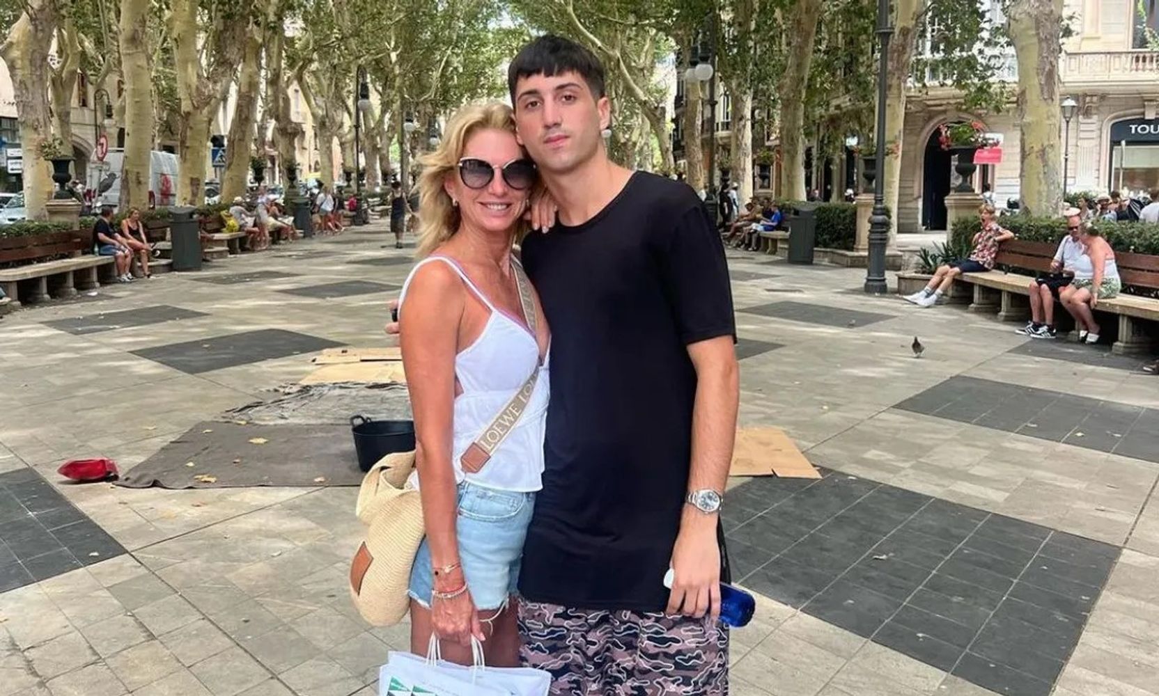 Yanina Latorre y su hijo Dieguito