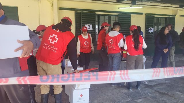 La Cruz Roja abordó primeros auxilios y enfermedades respiratorias y gastrointestinales junto a la comunidad.