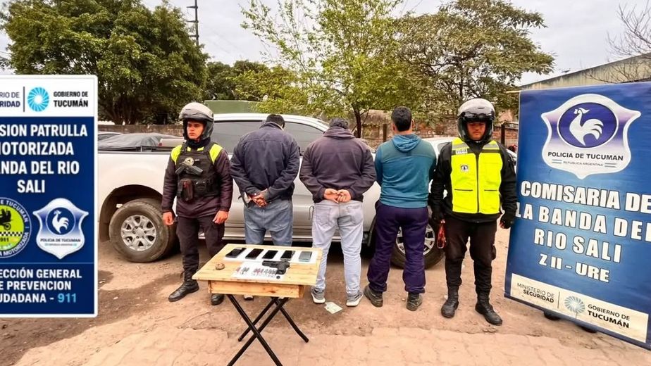 Tres hombres quedaron aprehendidos por el hecho, que investiga la Justicia.