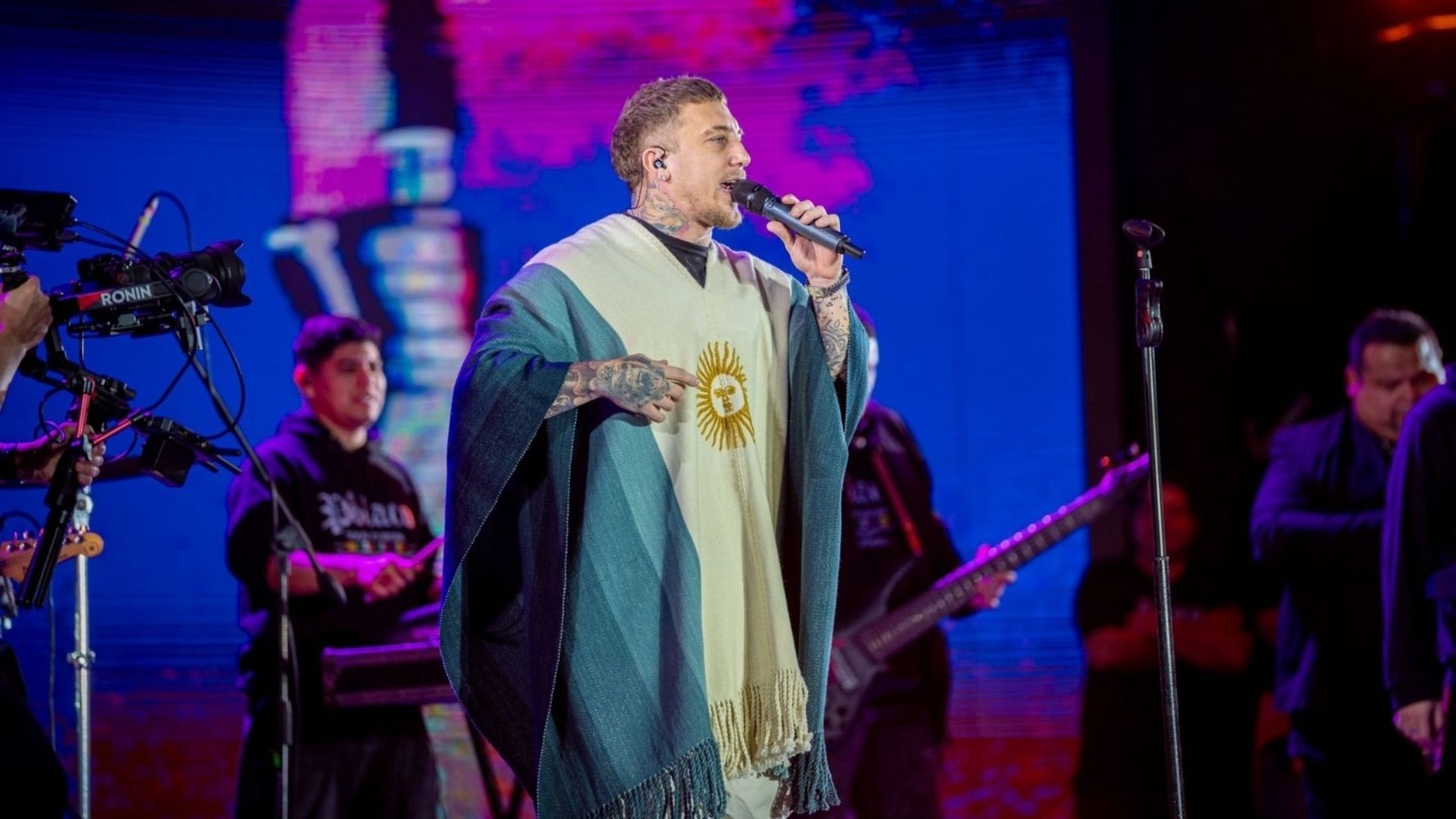 El Polaco en la Fiesta Nacional del Poncho
