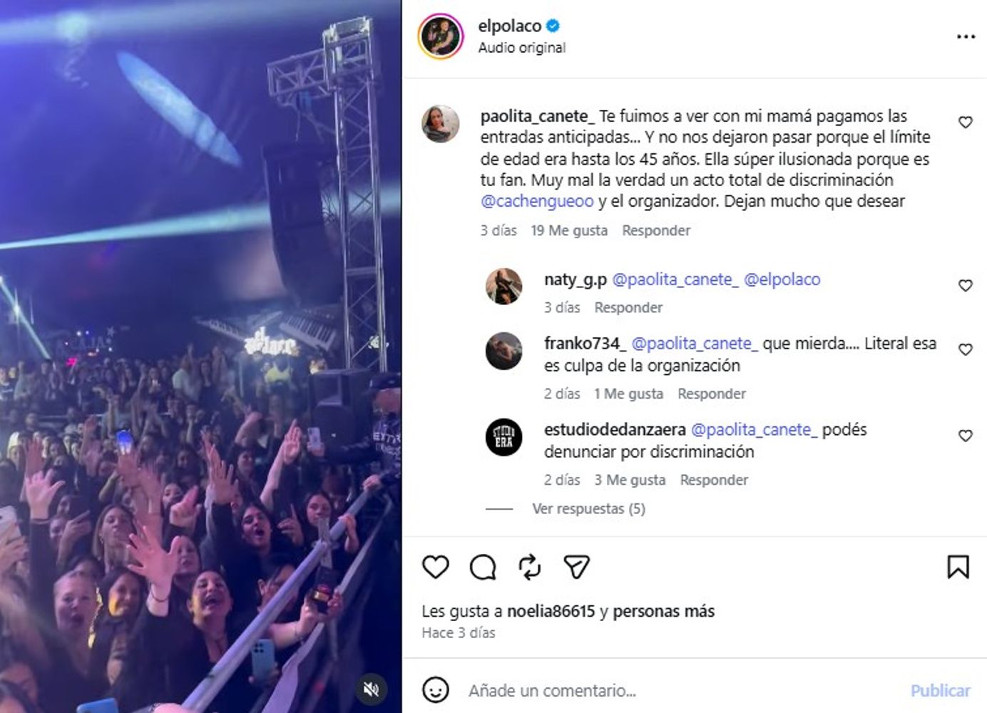 "Un acto total de discriminación": Indignación por el show de El Polaco en un boliche de Mendoza