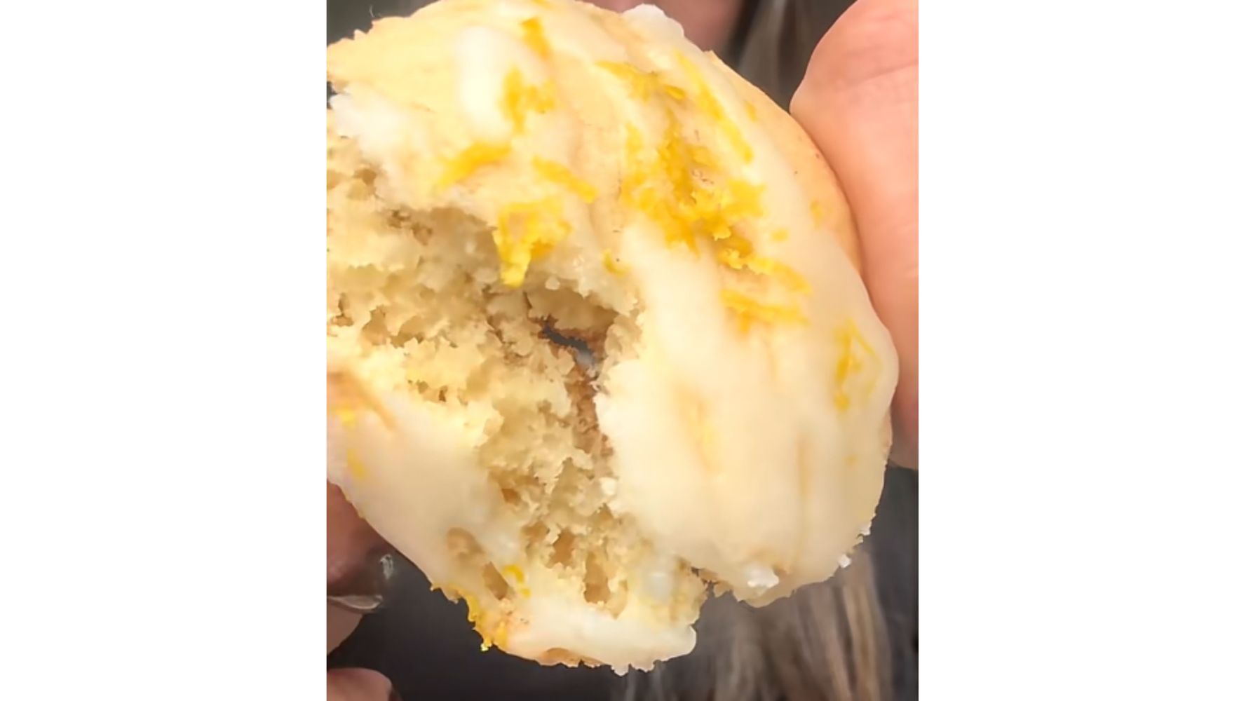 Así quedan las galletitas por dentro.