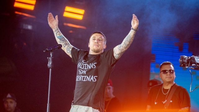 El Polaco en la Fiesta Nacional del Poncho