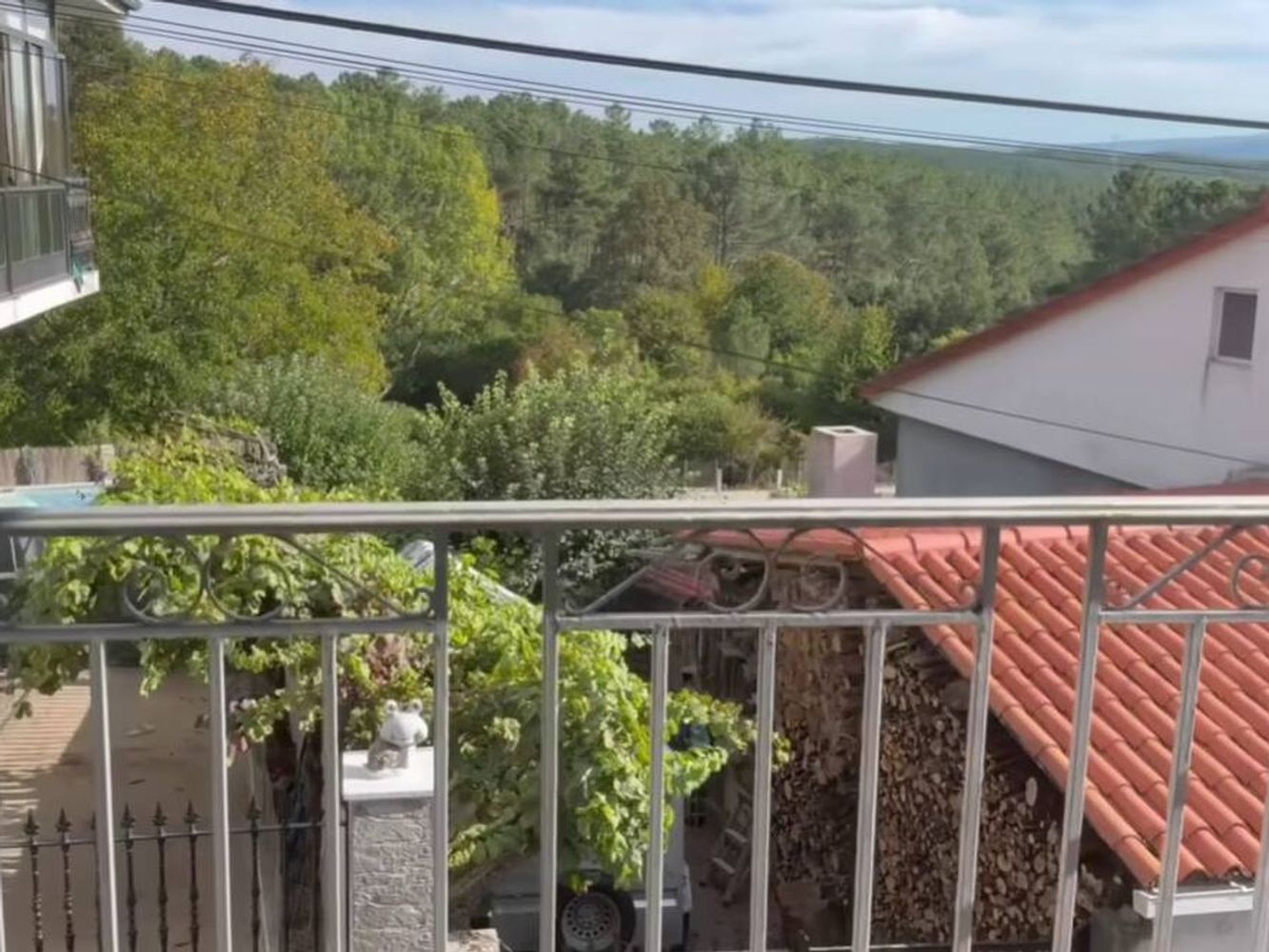 La vista de su nueva casa.