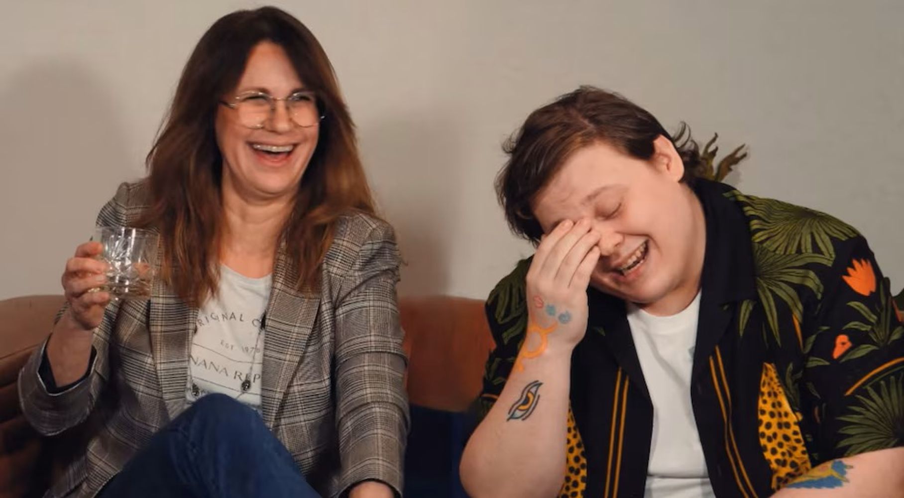 Nancy Dupláa y su hijo Luca Martin