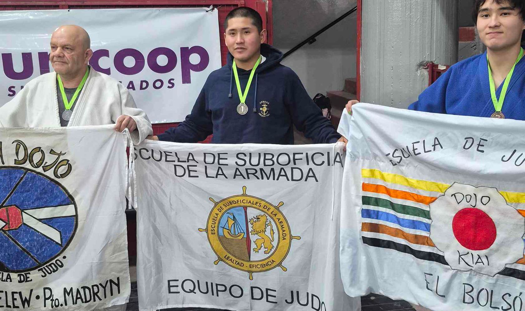 Judo: el equipo de la de la Escuela de Suboficiales de la Armada se destacó en Viedma