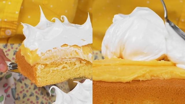 Torta lemon pie: la receta reversionada con bizcochuelo ideal para los cumpleaños