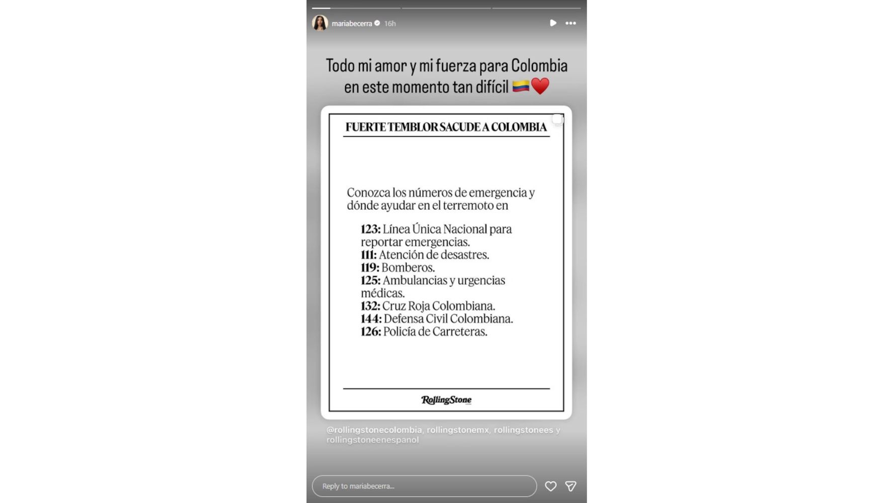 El mensaje de María.