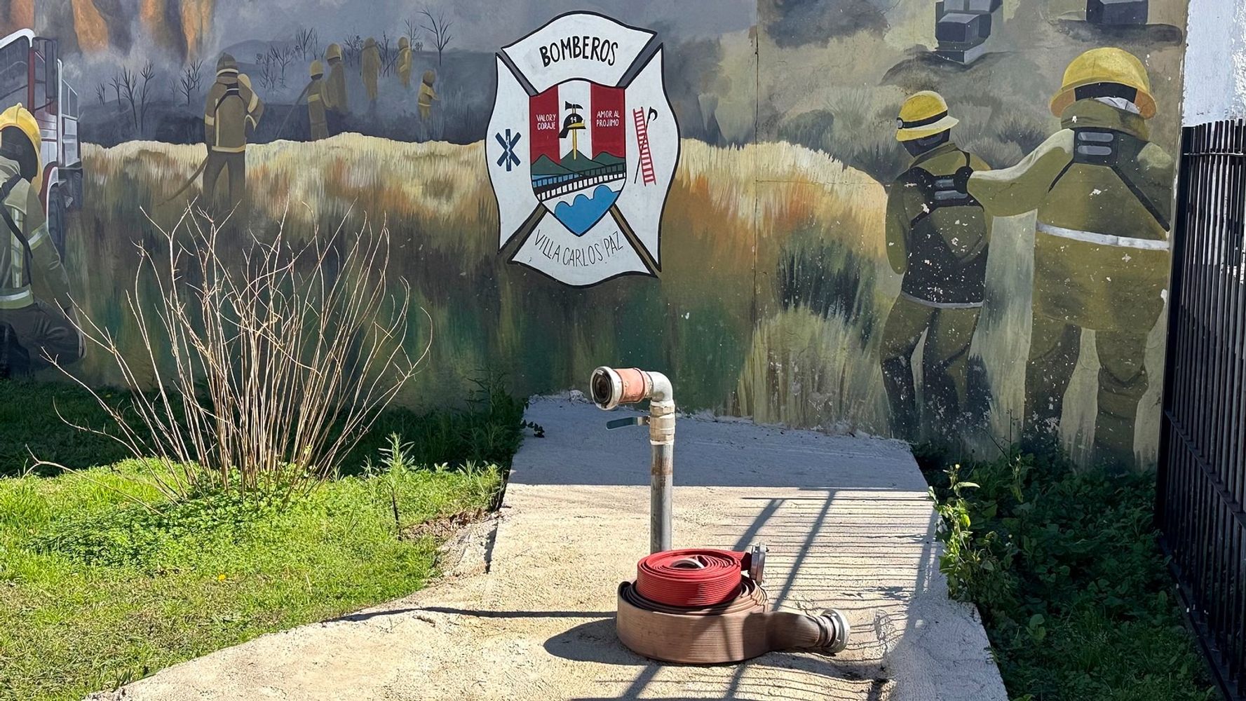 Nuevas bocas hidrantes y reservorios para fortalecer la prevención de incendios en barrio La Cuesta.