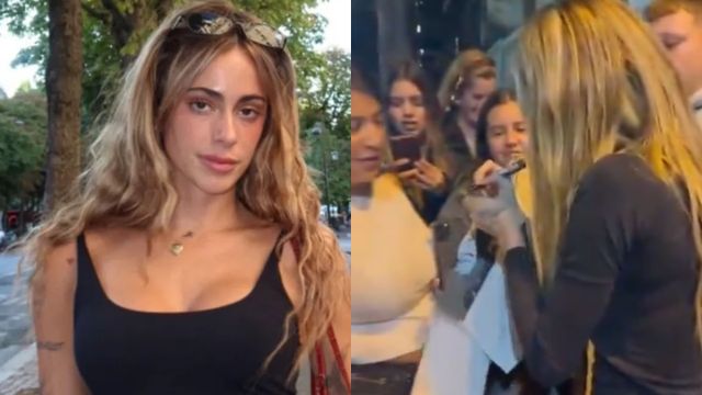 ¡Es un montón! La desubicada pregunta que le hizo una fan a Tini Stoessel en medio de la calle: el video que se hizo viral