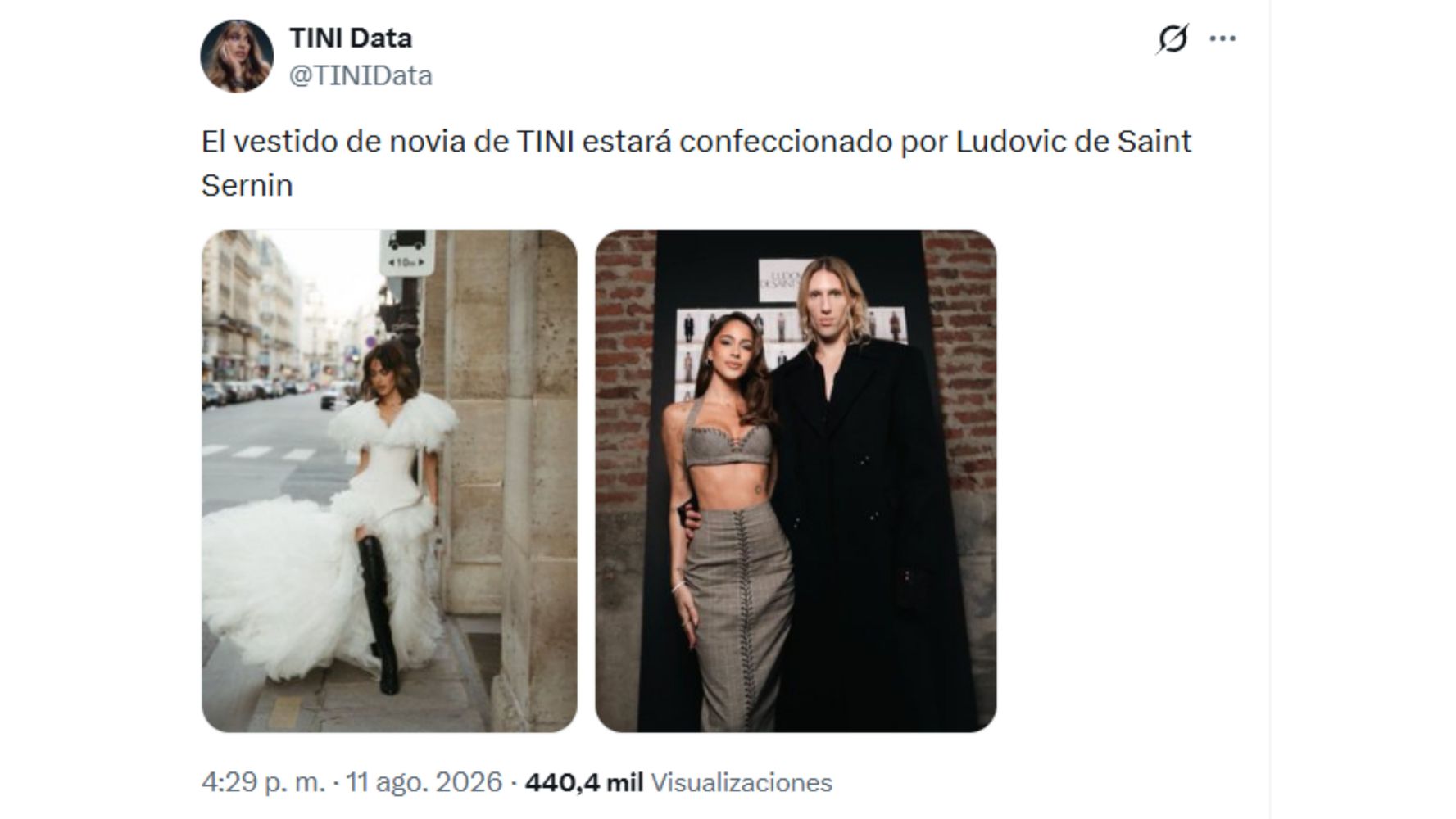 La noticia se conoció tras el video que publicó Tini en redes.