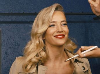 Luisana Lopilato arrasó con un vestido de corte "princesa" en dorado y se llevó todas las miradas