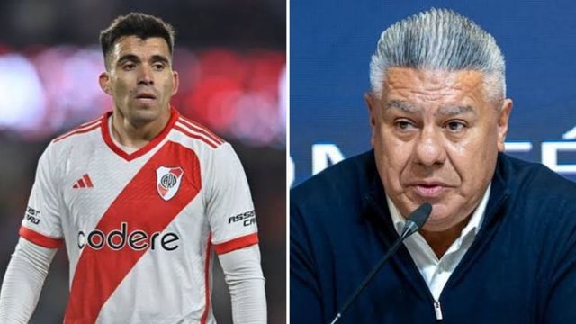 El lateral le contestó a "Chiqui" Tapia.
