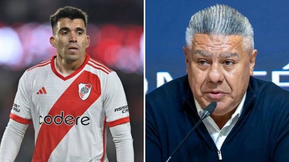 El lateral le contestó a "Chiqui" Tapia.