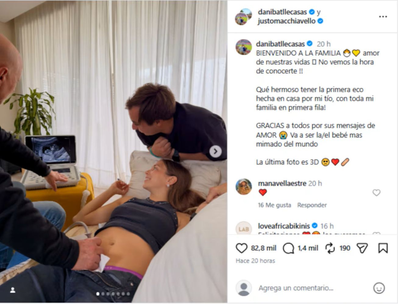 La esperada noticia de dos influencers: confirmaron su embarazo y mostraron la primera ecografía de su bebé.