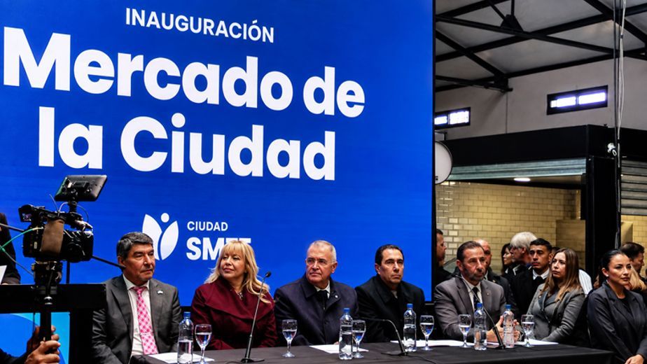 El anuncio se dio en el marco de la reapertura del histórico Mercado de la Ciudad, sobre avenida Sarmiento.