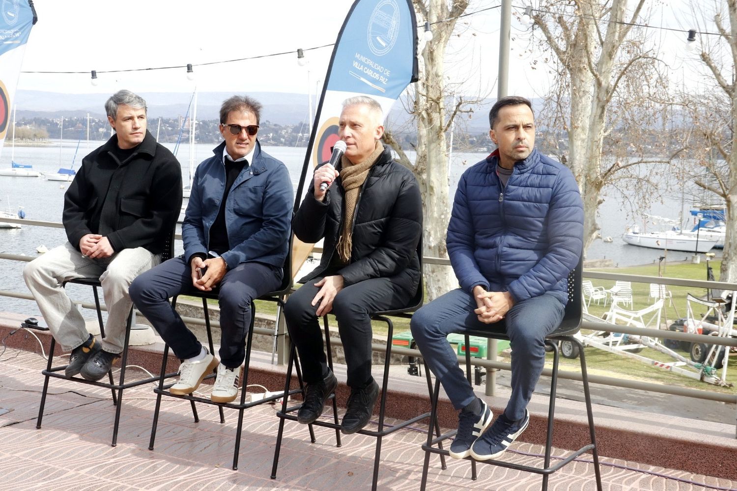 El intendente Esteban Avilés presentó el programa “Lago San Roque: Identidad Activa Carlospacense”.