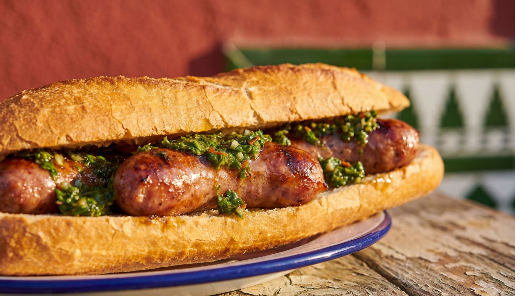 Choripán.