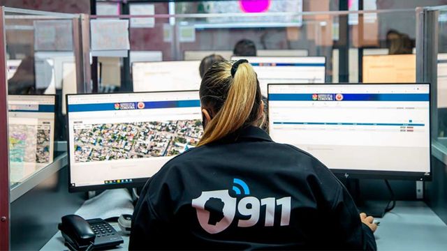 El video quedó registrado por las cámaras del 1.