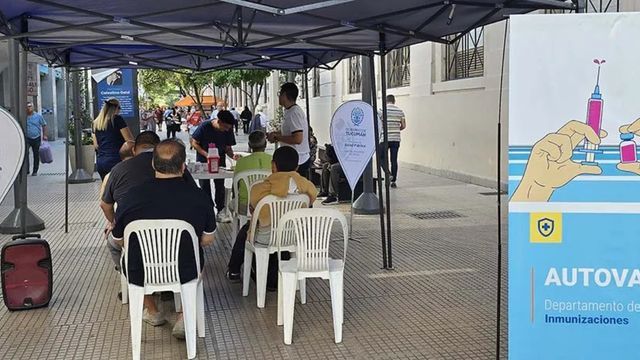 El Ministerio de Salud Pública realizará la jornada vacunatoria este sábado de 9 a 12.30 horas en el centro de la Capital.