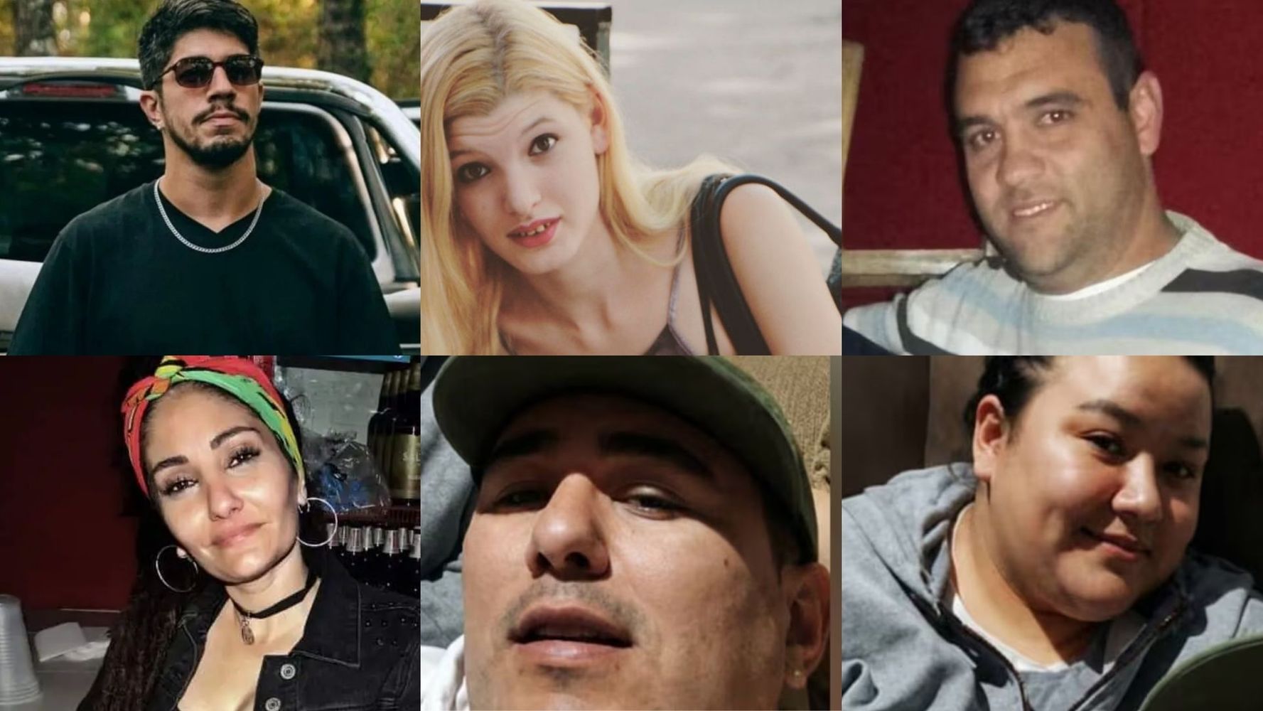 Los 6 detenidos por el femicidio de Agostina Vega.