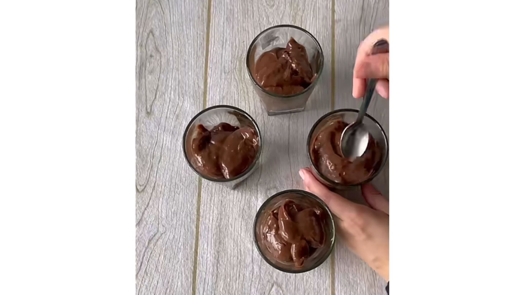 Así de cremoso queda el postre.