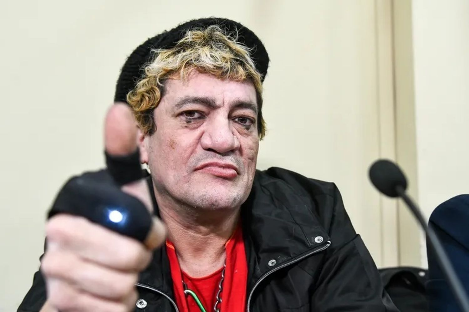 Pity Álvarez internado horas después del choque