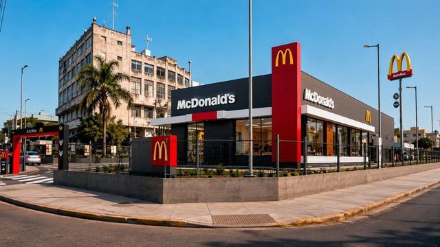 El segundo McDonald's de Paraná abre el 24 de agosto: tendrá Automac y carga para autos eléctricos.