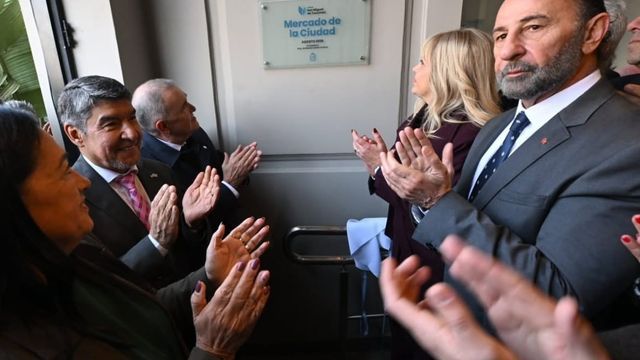 El titular del Concejo Deliberante participó del acto junto a Chahla, Jaldo y Acevedo.