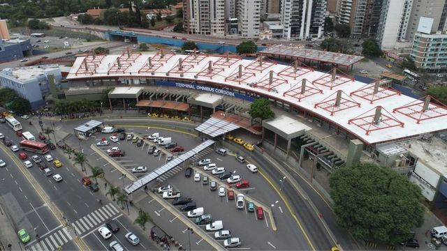 El episodio en la Terminal de Ómnibus en Córdoba.