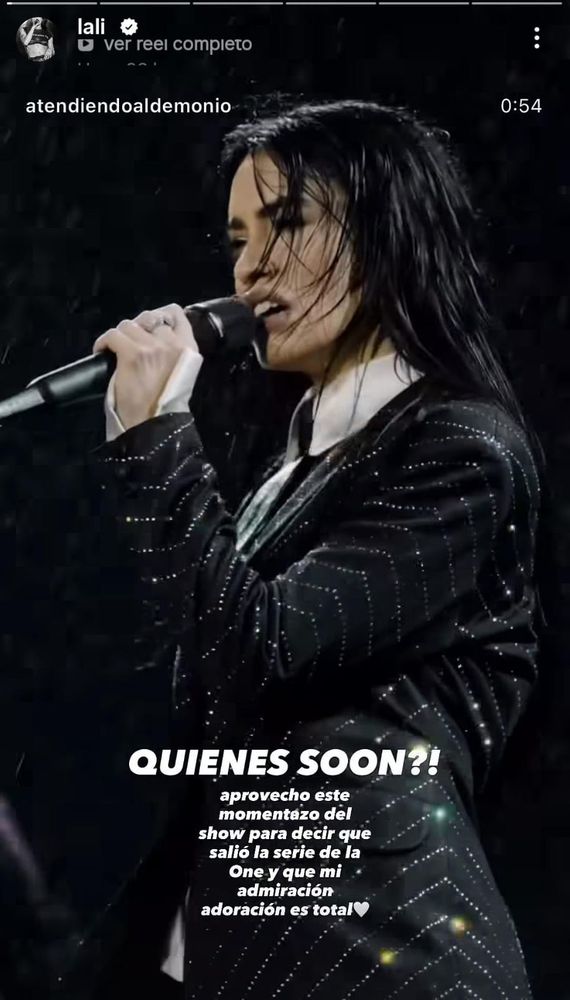 El mensaje de Lali para Moria.