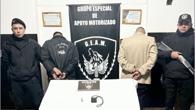 Los dos hombres quedaron a disposición de la Justicia, imputados por usurpación de títulos y amenazas.