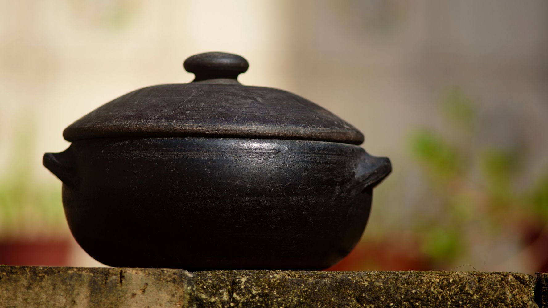 Olla de barro.