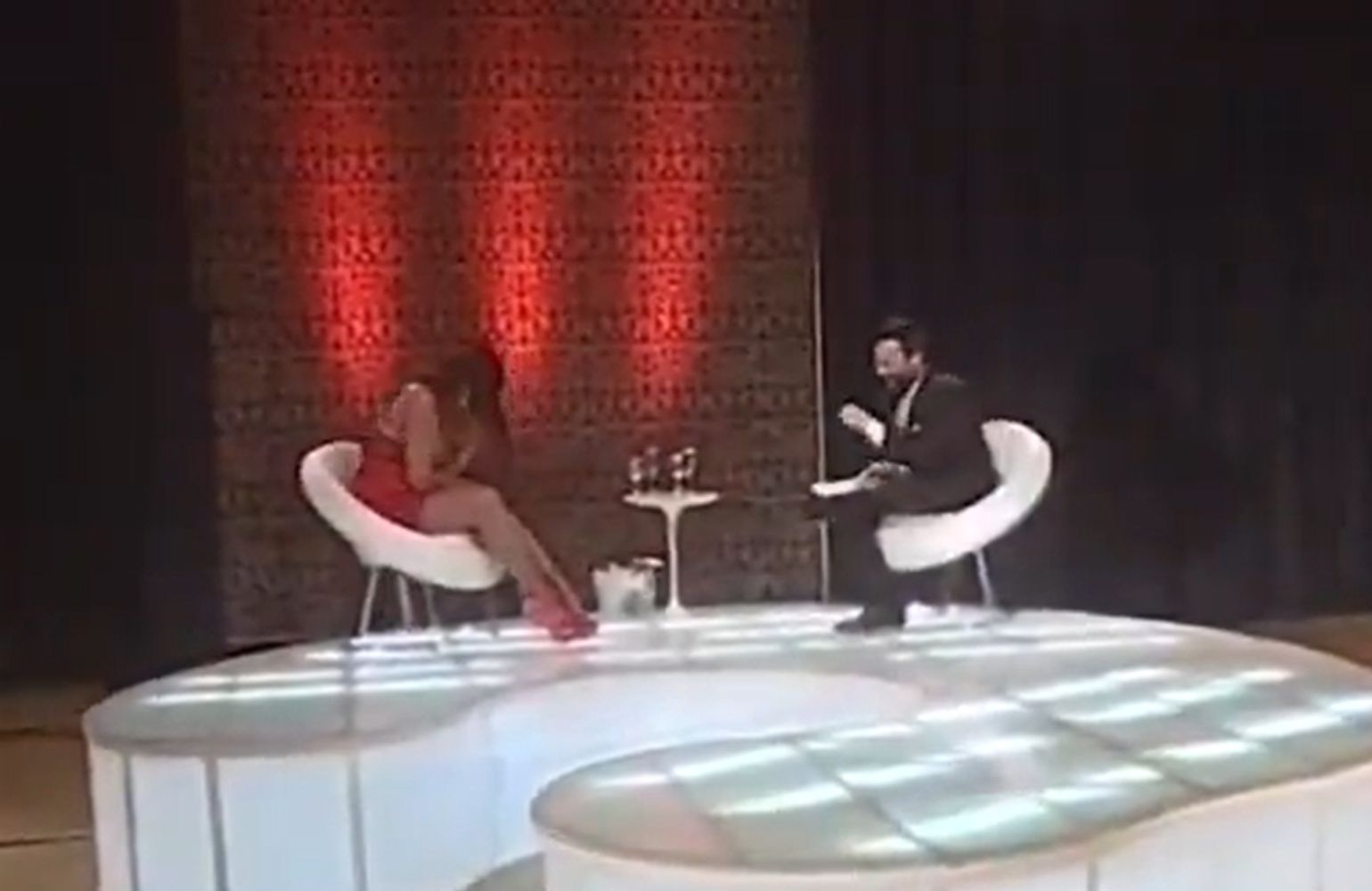 Moria Casán junto a Gerardo Rozín en 2010