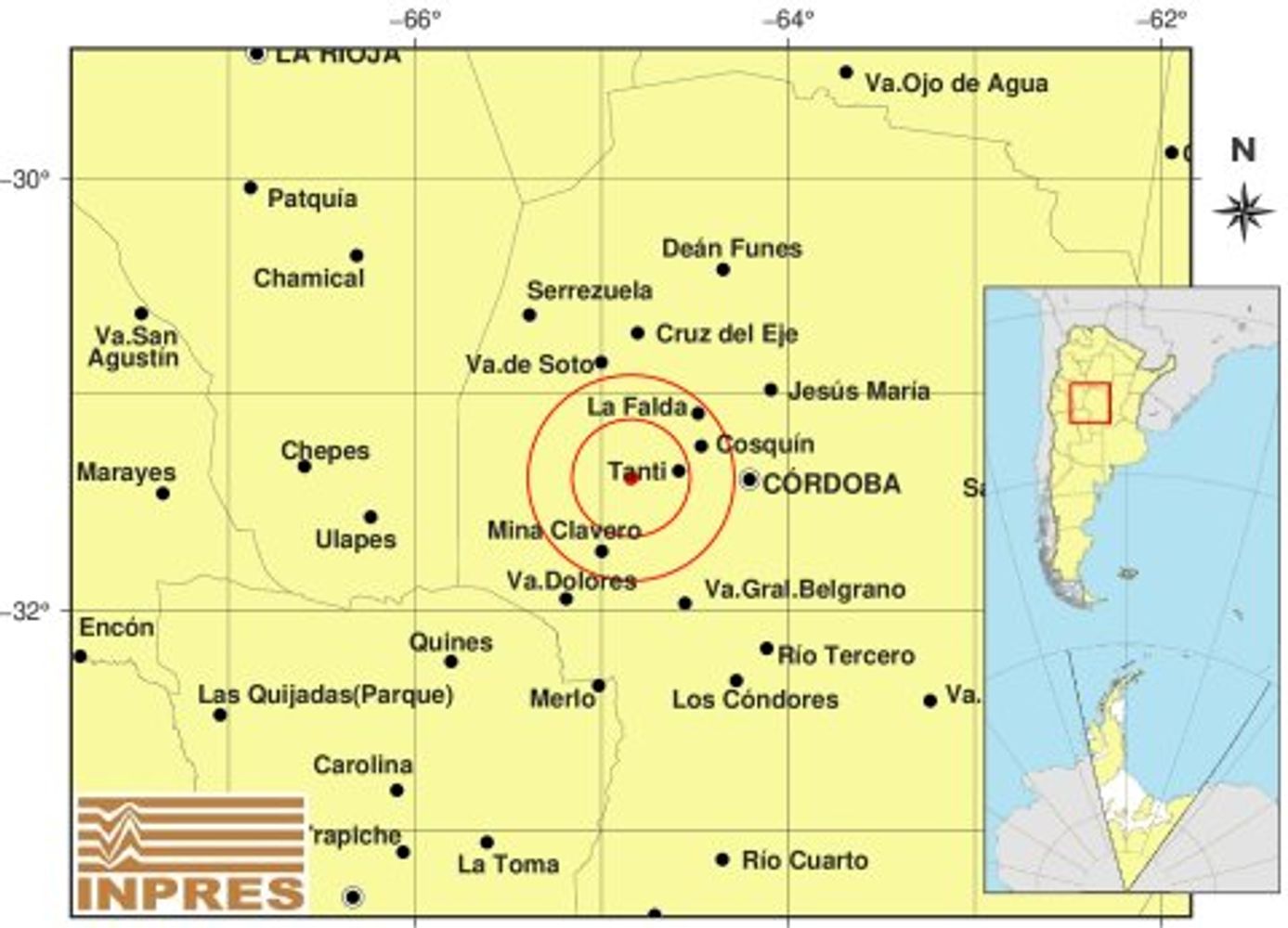 Los detalles del temblor en Córdoba este martes 18 de agosto.