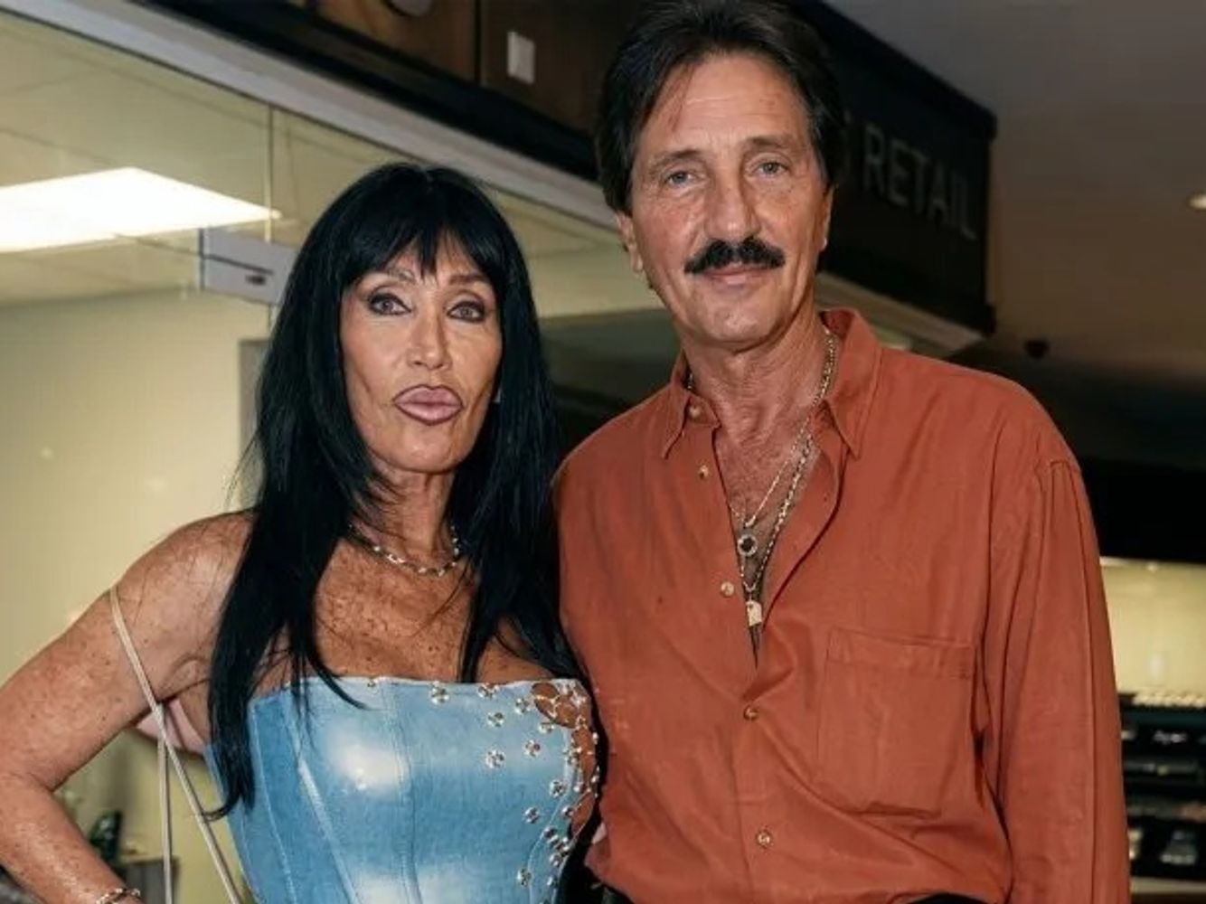 Moria Casán y Luis Vadalá.