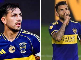 "Es Paredes": se conoció un video del jugador de Boca con Carlos Tevez que llamó la atención